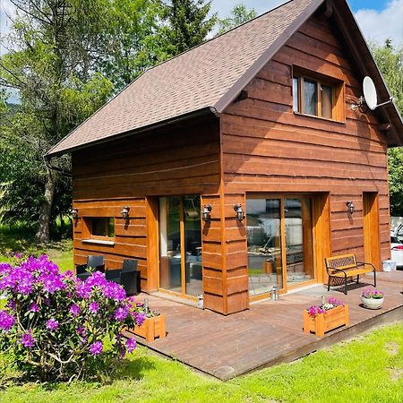 Srub V Oderi Villa Hroznetin Bagian luar foto